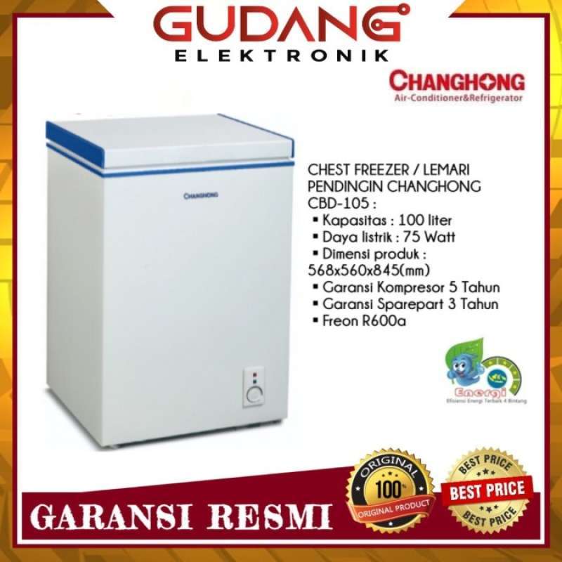 Freezer changhong 100 outlet liter