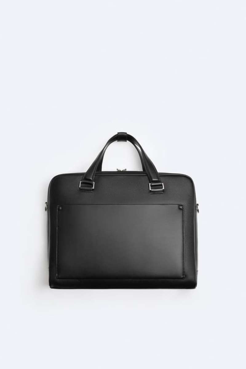 Zara basic briefcase top