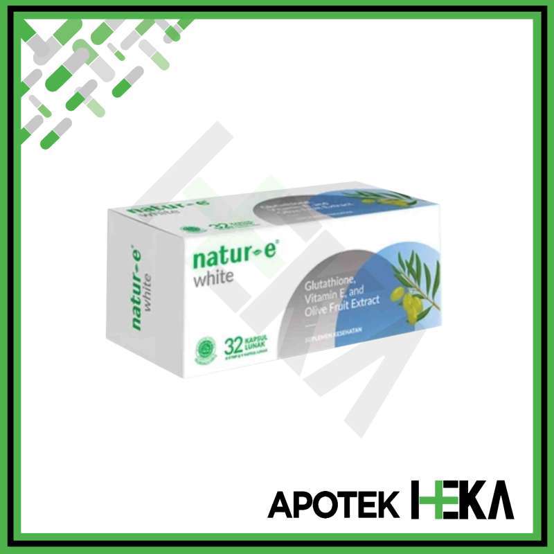 natur e glutathione Jual Natur E White Box Isi 32 Kapsul - Vitamin E Untuk Kulit Di Seller  Apotek Heka Bandung Flagship Store - Neglasari, Kota Bandung