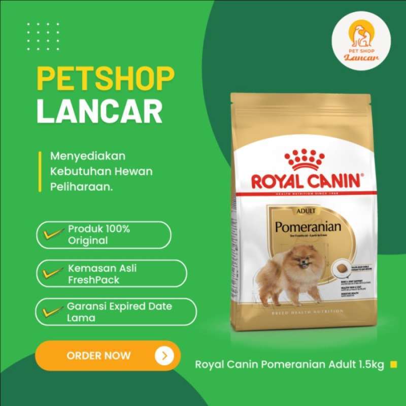 Promo Royal Canin Pomeranian adult Makanan Anjing Pom Dewasa Dry