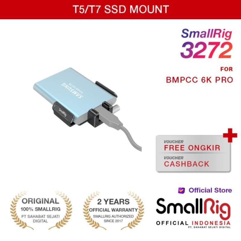 Promo SmallRig T5/T7 SSD Mount for BMPCC 6K PRO 3272 Diskon 33% di Seller  Farwa store - Tugu Selatan, Kota Jakarta Utara