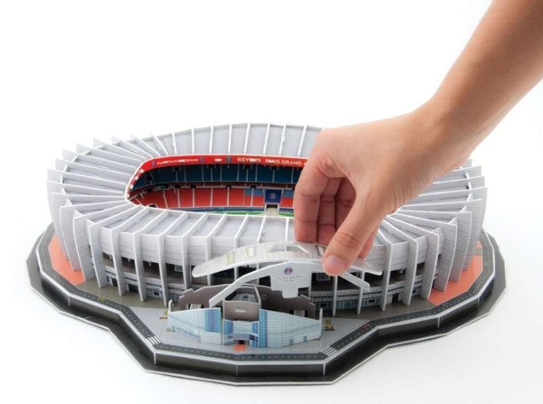 Jual Puzzle 3D Stadium Parc Des Princes - Klub Sepakbola PSG di