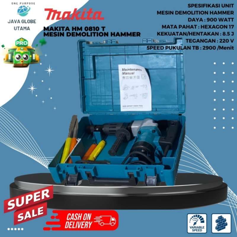 Makita 0810t demolition hammer on sale