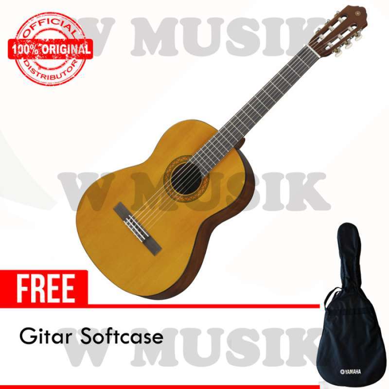 Promo Yamaha Gitar Akustik C 40 C40 Natural Softcase Diskon