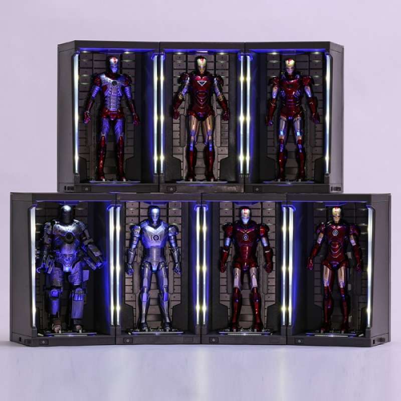 ZD Toys Iron man Hall of Armor Bundling Figure Set HOA ori license