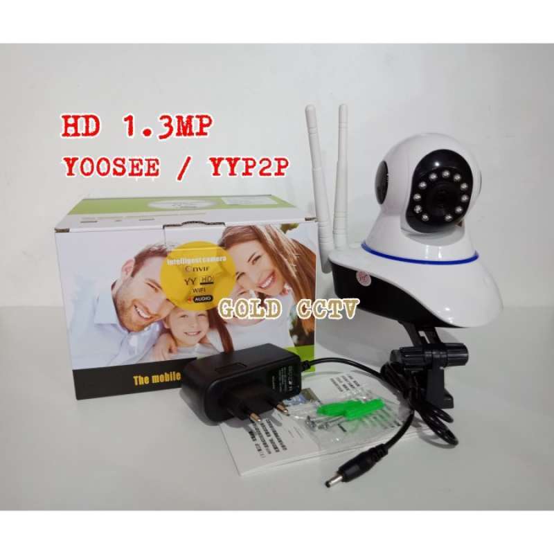 Kamera IP CCTV Wireless Wifi Onvif HD Aplikasi e YYP2P