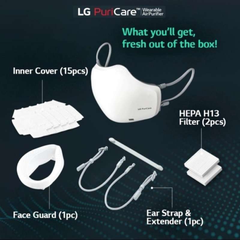 Promo Lg puricare wearable. Lg air purifier masker Diskon 23 di