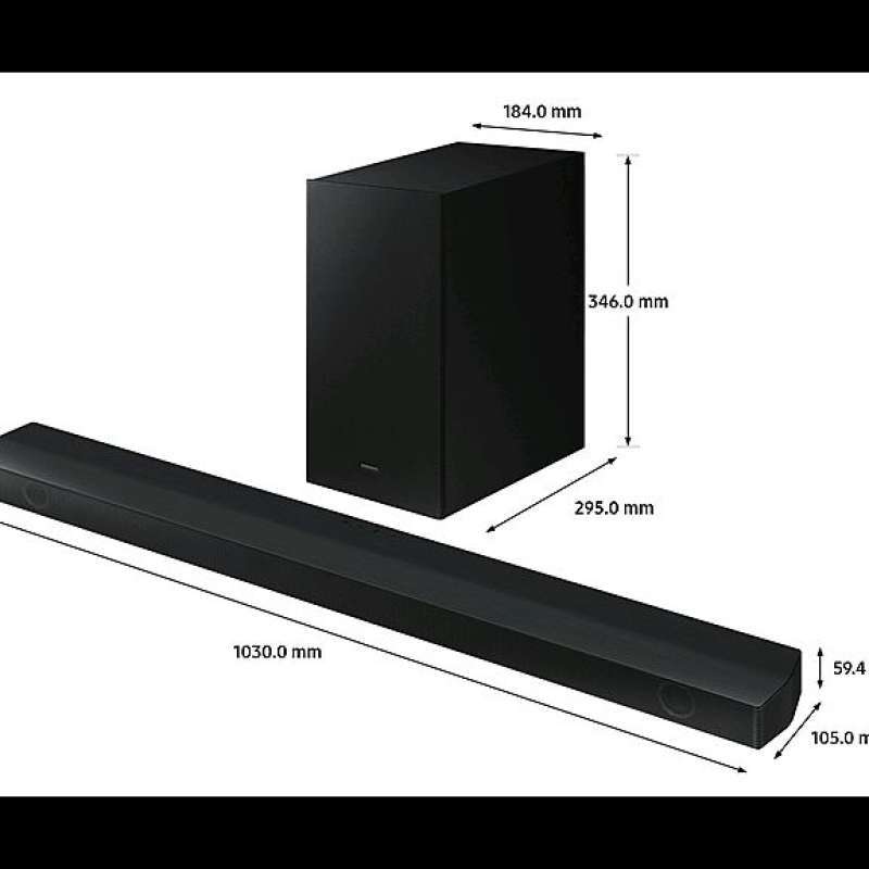 Samsung hw650 soundbar top