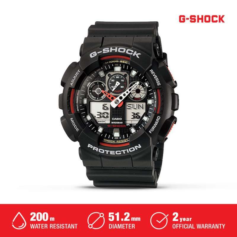 G shock ga 100 waterproof clearance