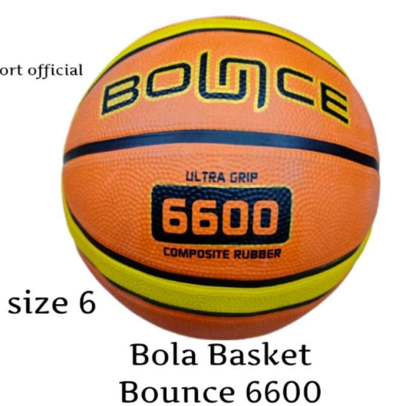 Jual Bola Basket Bounce 6600 Size Ukuran Ball Indoor Outdoor