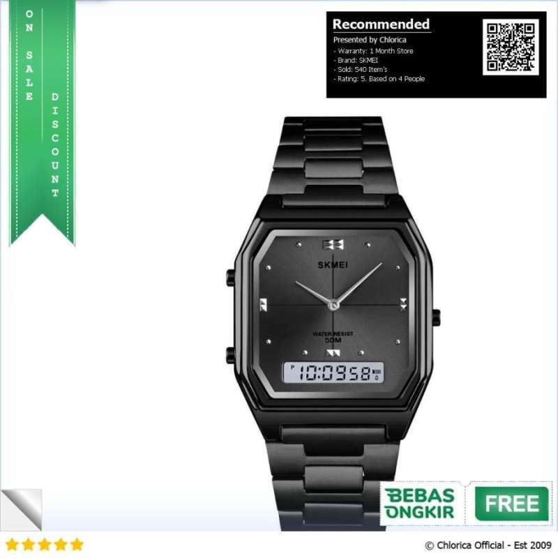 Jual SKMEI Jam Tangan Analog Digital Modern Pria 1612 di Seller