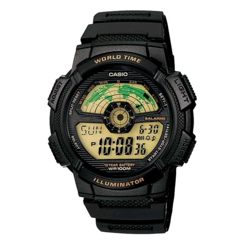 Harga jam casio world time illuminator shop
