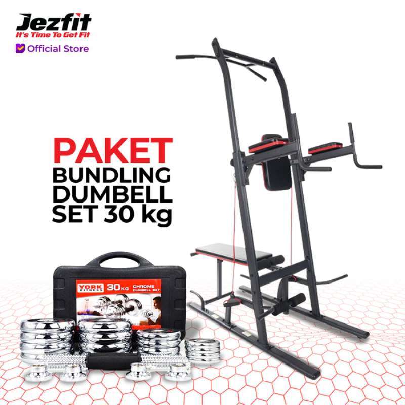 York fitness 2025 pull up tower