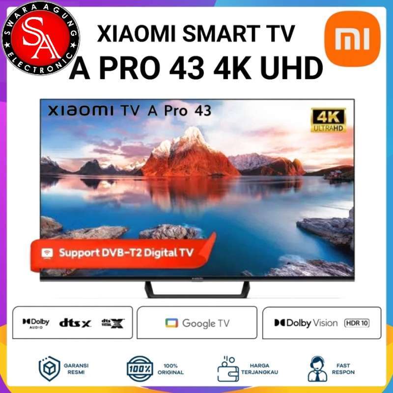 Xiaomi TV A Pro 43インチ 4K (2023)Led UHD 4K Google TV 43 Xiaomi TV A Pro 43インチ 4K (2023)Led UHD 4K Google TV 43