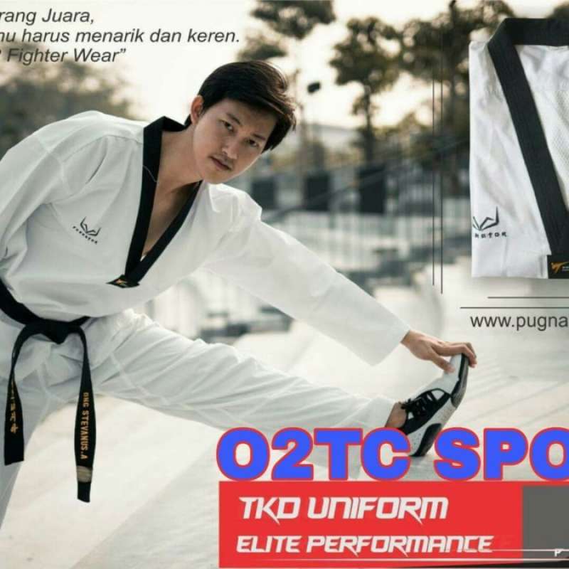 TERLARIS DOBOK TAEKWONDO PUGNATOR ELITE FIGHTER ORIGINAL