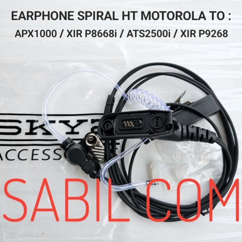 Promo Earphone Headset Fbi Ht Motorola Apx 1000 Ats 2500I