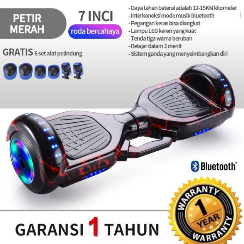 Promo Hoverboard 7Inch Smart Balance Wheel LED Light spesial