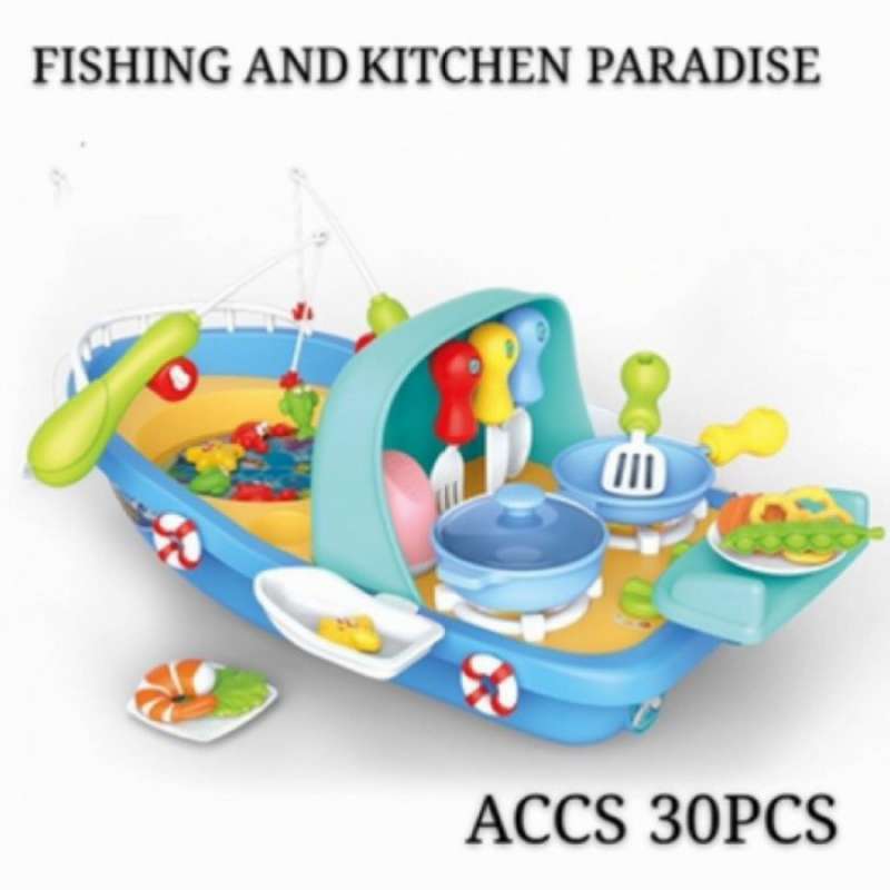 Promo Mainan Anak Fishing & Kitchen Paradise Sea Outing Ship