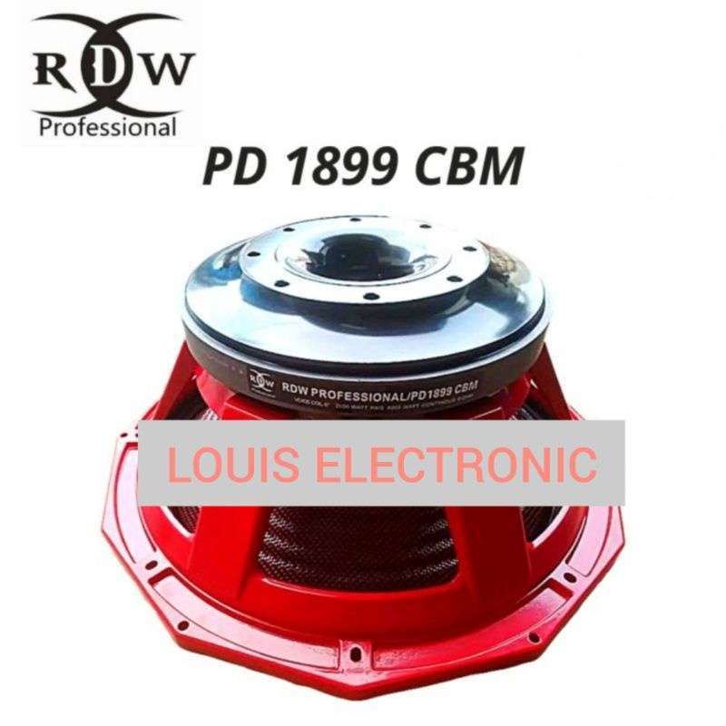 Jual Speaker Komponen Rdw Pd 1899 Cbm Pd 1899cbm Pd1899cbm Carbon
