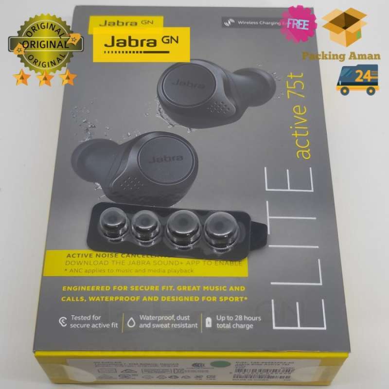 Jual New Eargels Jabra Elite 75T Active 75T Termurah Grey di
