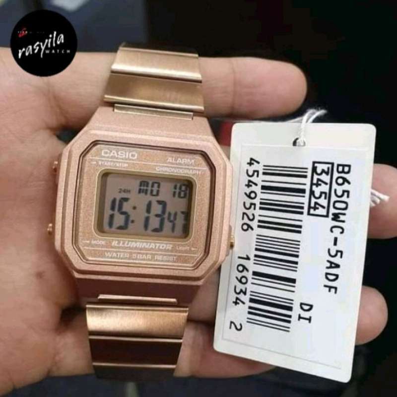 Casio b650 rose gold discount