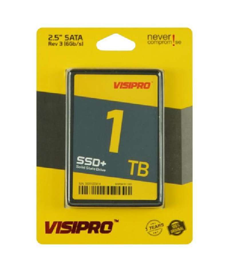 Jual Visipro Ssd 1tb Sata Iii 6gb/s Inch Resmi Garansi Tahun