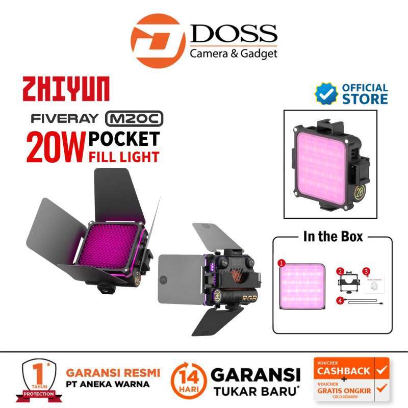 Zhiyun LED Fiveray M20C (RGB) Pocket Light