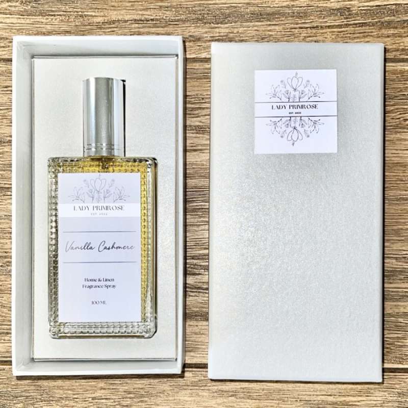 Promo Home Linen Fragrance Spray 100ML VANILLA CASHMERE Lady