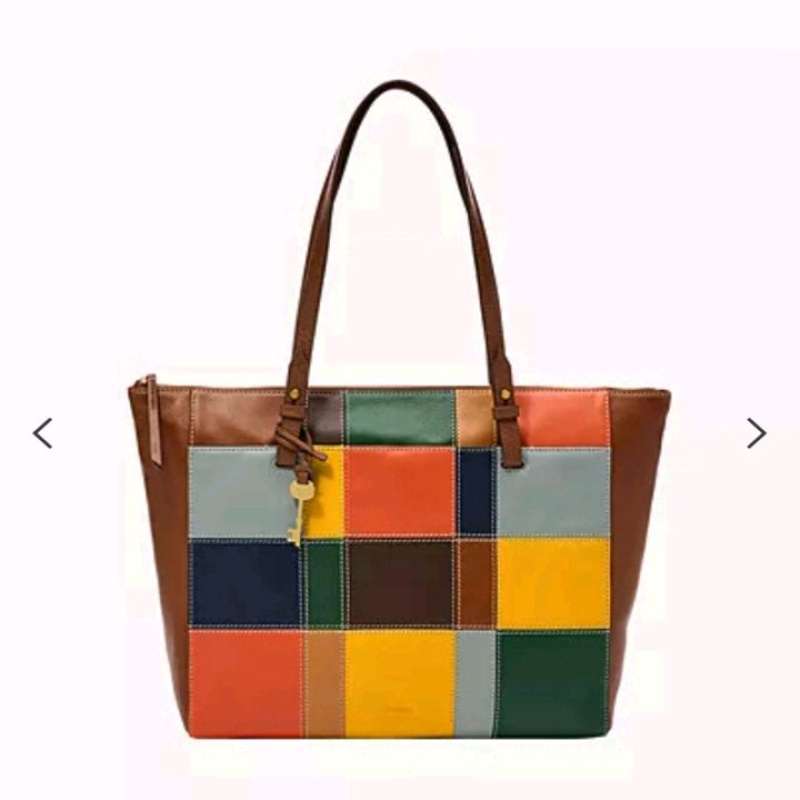 Promo Fossil Rachel Tote Patchwork Leather ZB1776194 Diskon 45 di