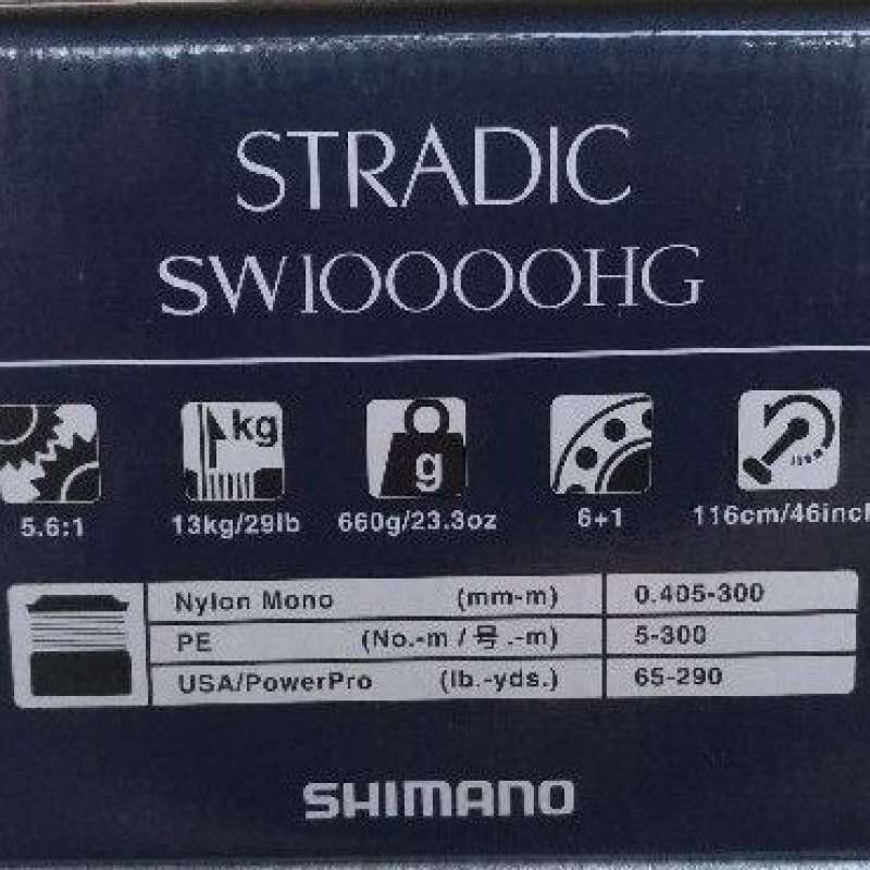 Jual Reel Pancing Shimano Stradic Sw 10000 Hg (stradic Sw 2020