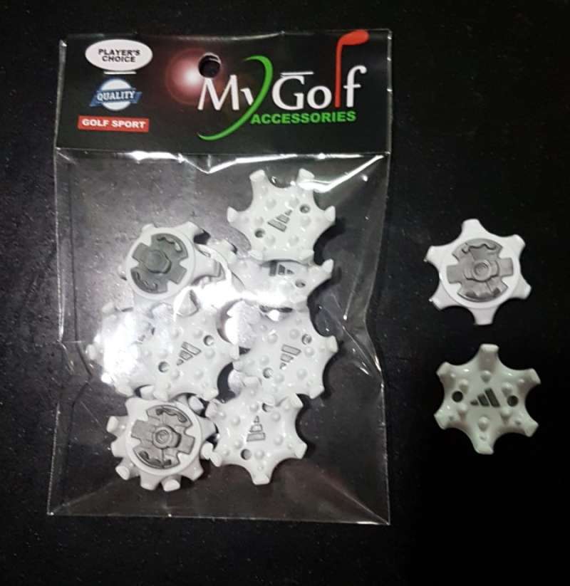 Pins system golf spikes top