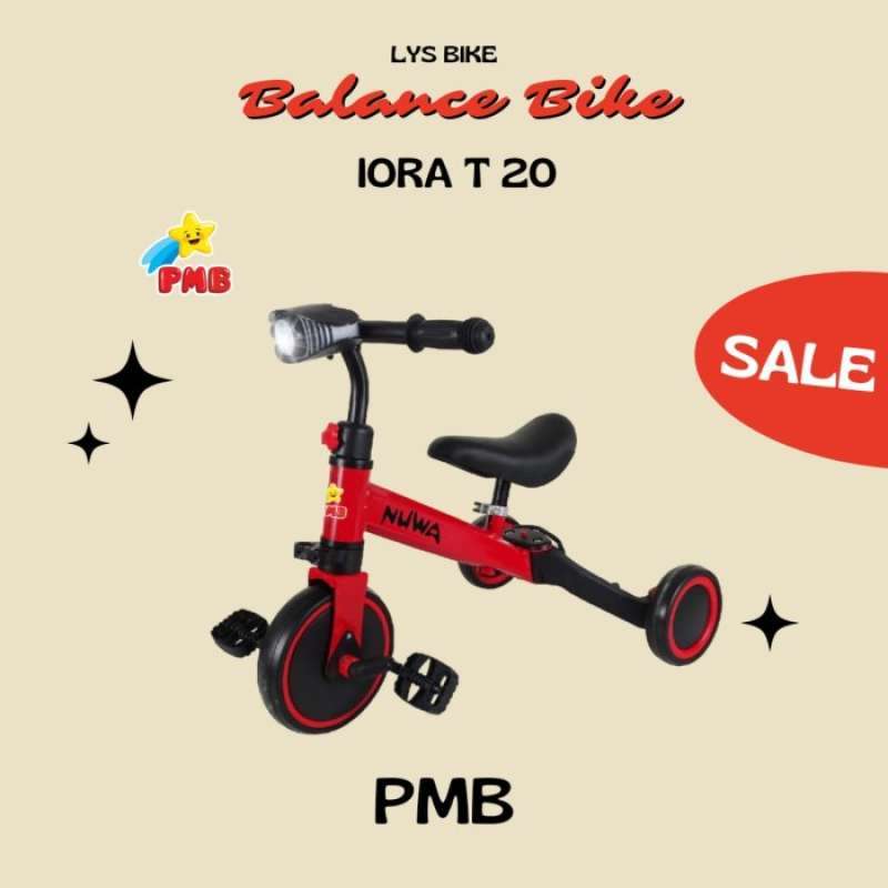 Balance Bike 3 In 1 Pmb Iora T20 5 Push Bike Sepeda Keseimbangan Anak Terbaik