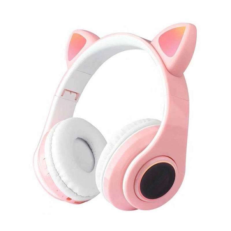 Headphone kucing pink online