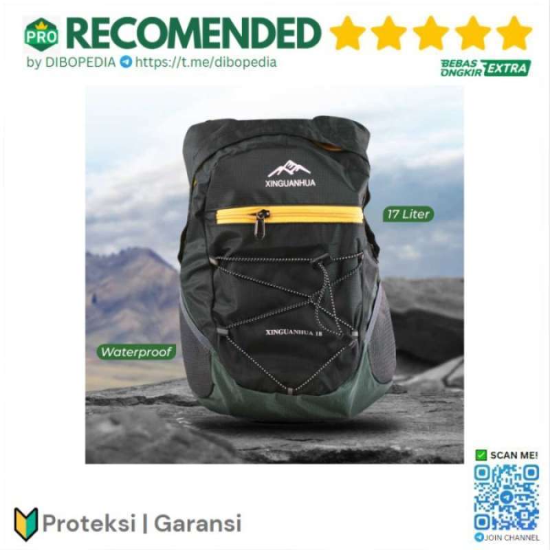 Promo XINGUANHUA TASUNG LIPAT HIKING CAMPING WATERPROOF BACKPACK