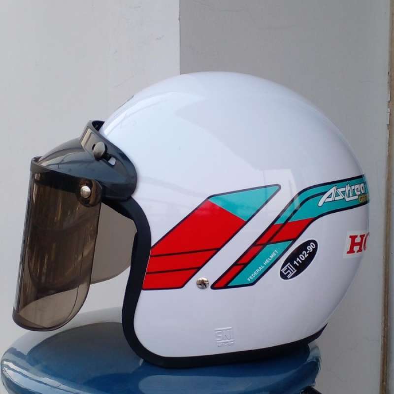 Promo Helm Retro Honda Astrea Grand Jadul Restorasi Seaesaw
