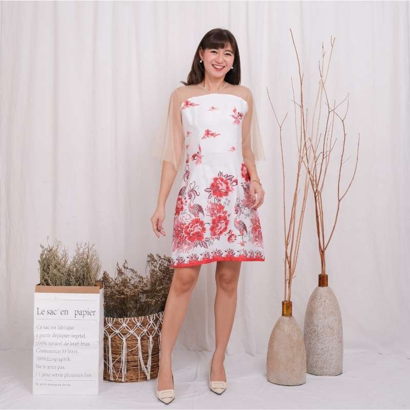 Dress top kantor modern