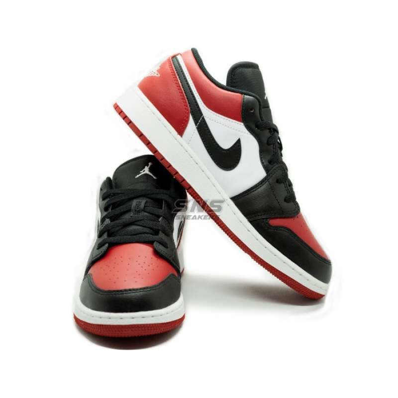 Promo Nike Air Jordan 1 Low Bred Toe gs 100 Authentic Diskon 25 Di Seller Sns Sneakers Jl Ratu Kemuning Blok Bl No 8 Duri Kepa Greenville Sns Sneakers Rt.8 rw.14