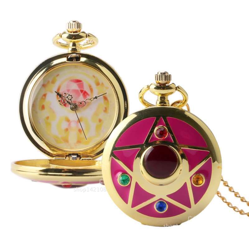 Promo Verish Sppw Sailor Moon Pocket Watch Jam Saku Sailormoon