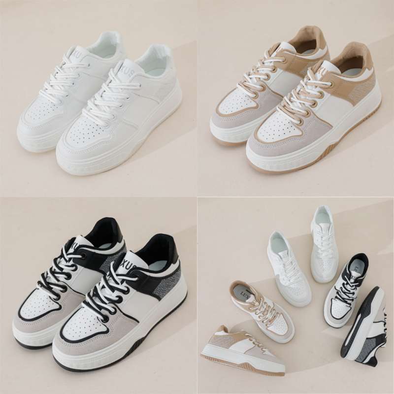 VERISH SEPATU SNEAKERS WANITA FASHION MODEL KOREA TERBARU TERLARIS D31