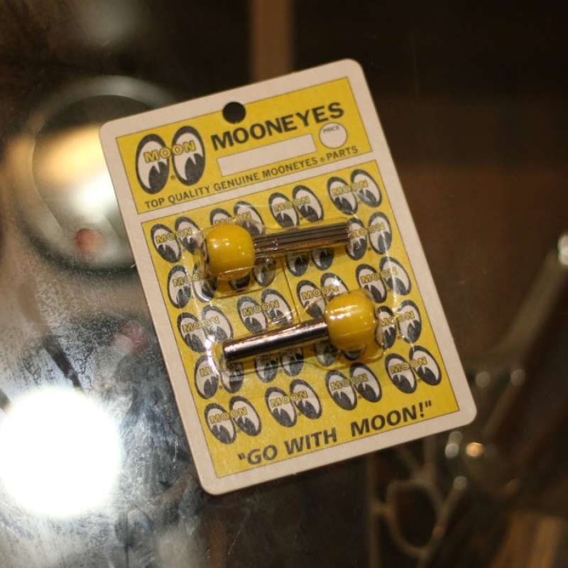 Mooneyes - Door Lock Knobs - Moon Equipped - Black - AA112MQ