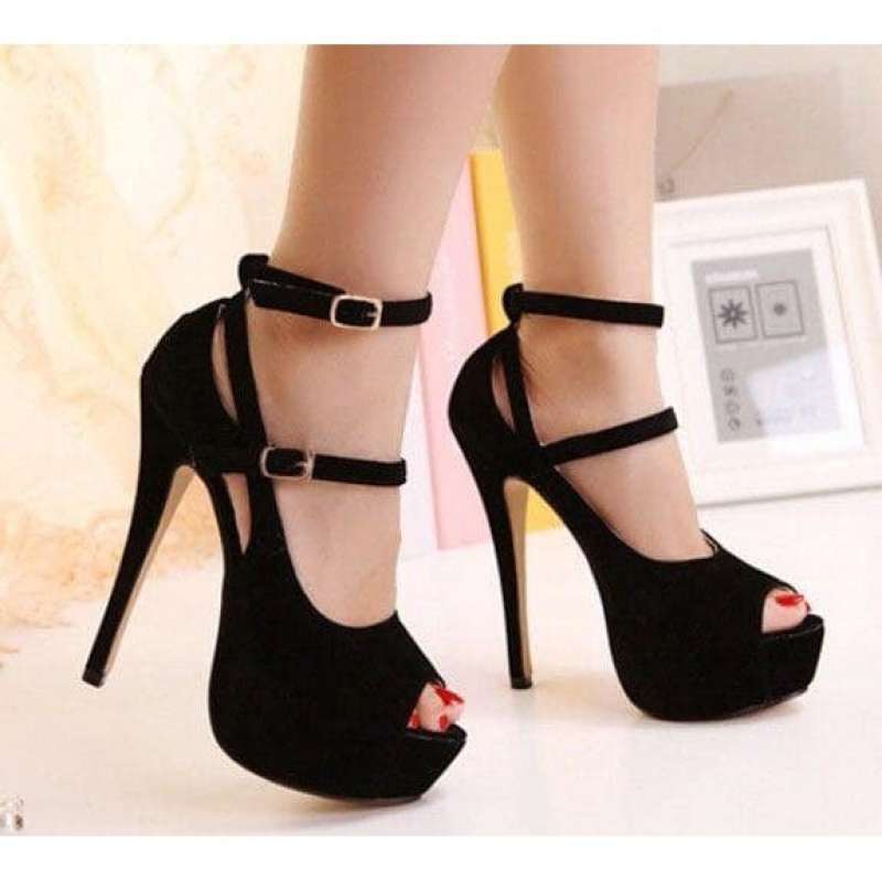 Sepatu heels shop 12 cm