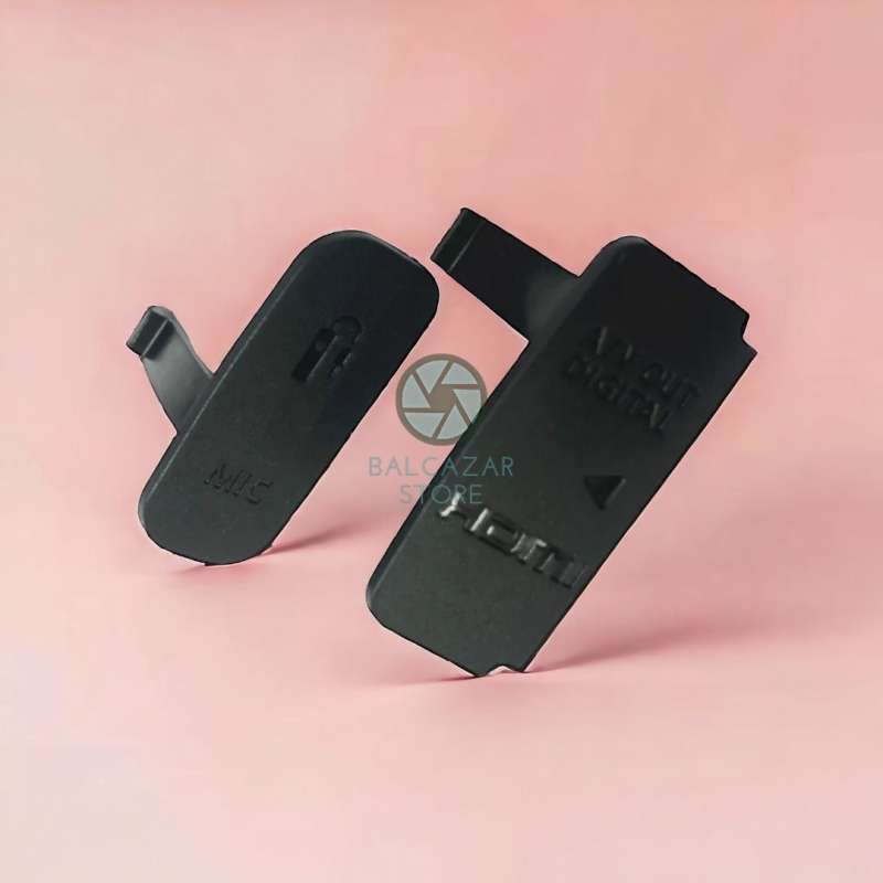 Karet HDMI Kamera Canon 600D 650D 700D Rubber Door Mic Tutup Penutup USB