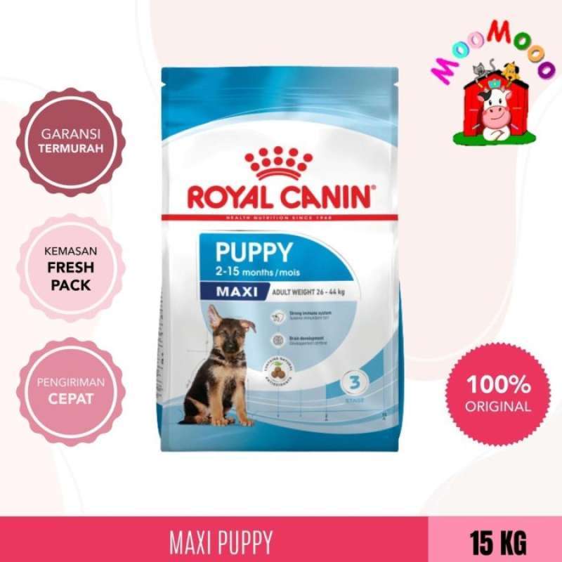 Jual 100 Produk Ori Royal Canin Maxi Puppy 15kg Makanan Anjing Dog Food gratisongkir Di Seller Kebum Store Tegal Alur Kota Jakarta Barat Blibli