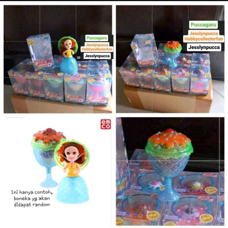 Promo Emco Mini Gelato Mini Cupcake Doll Cup Cake Surprise Doll Random New Mini Series Mainan Boneka Cantik Es Krim Ice Cream Yummy Kado Anak Perempuan Toys Diskon 14 Di Seller Hobbycollectorfun