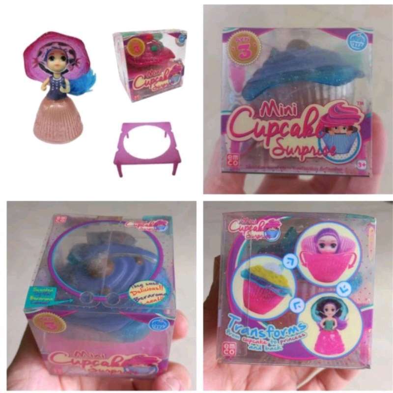 EMCO MINI GELATO MINI CUPCAKE DOLL CUP CAKE SURPRISE DOLL RANDOM NEW MINI  SERIES MAINAN BONEKA CANTIK ES KRIM ICE CREAM YUMMY KADO ANAK PEREMPUAN TOYS