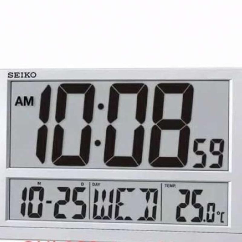 Promo Qhl080 Jam Dinding Digital Seiko Diskon 16 di Seller