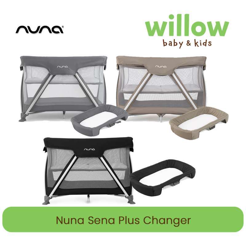 Jual Box Tidur Bayi Nuna Sena Plus Changer Graphite Grey di