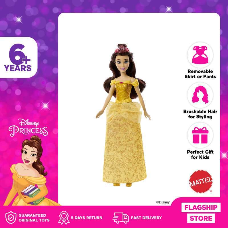 Boneka Original Belle Barbie Doll Disney Princess Belle Doll