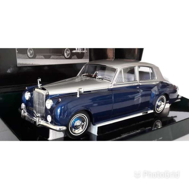 Jual 1:18 Minichamps Bentley S2 1954 Silver/ Blue Di Seller