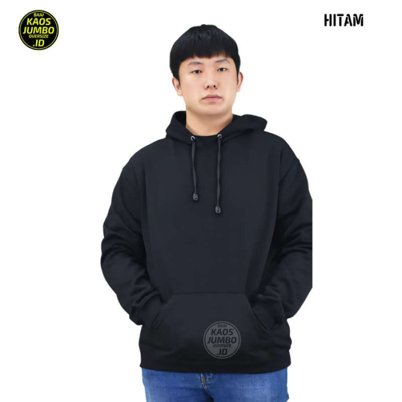 Promo Jaket Hoodie Polos Jumbo Pria Wanita Oversize Premium Tebal Cotton -  Hitam, M Diskon 23% di Seller 2k Sport Racing - Linggajaya, Kota  Tasikmalaya | Blibli